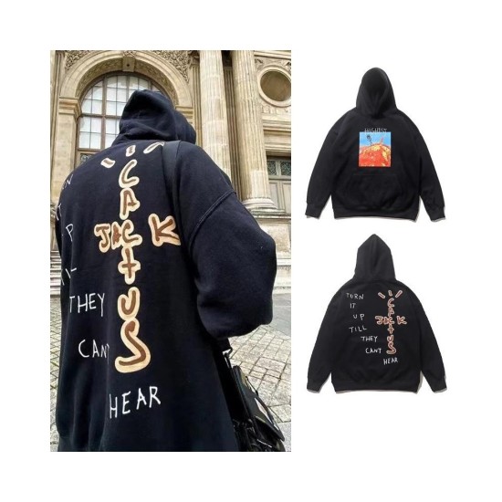 Stickman Foam Letter Hoodie – American Streetwear High-Fashion Hip-Hop Unisex Couple Sweatshirt Jacket