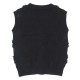 Elegant Beaded Sequin Sleeveless Knit Top | Chic Crewneck Office Wear & Casual Blouse