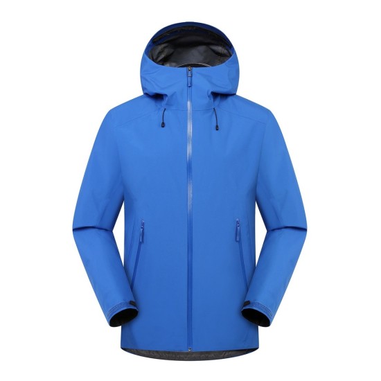 Men's Waterproof Hardshell Jacket for Outdoor Hiking & Casual Wear