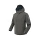 Men's 3-in-1 Waterproof Windproof Fleece Lined Softshell Jacket for Outdoor Hiking