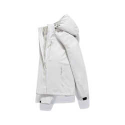 3-in-1 Waterproof Windproof Fleece Lined Jacket for Hiking & Outdoor Activities
