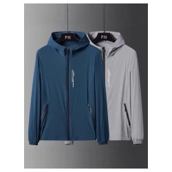Men's Sun Protection Jacket - UPF 50+ UV Blocking, Lightweight & Breathable Summer Cooling Hoodie for Outdoor Activities