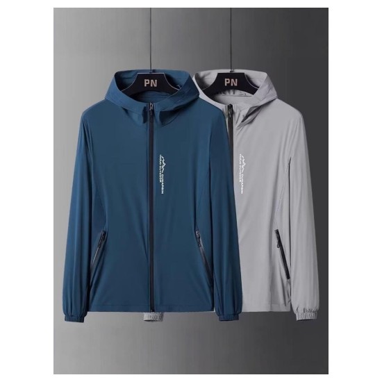Men's Sun Protection Jacket - UPF 50+ UV Blocking, Lightweight & Breathable Summer Cooling Hoodie for Outdoor Activities