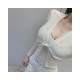 Vintage Collar Knit Cardigan Set with Twist Detail and Camisole