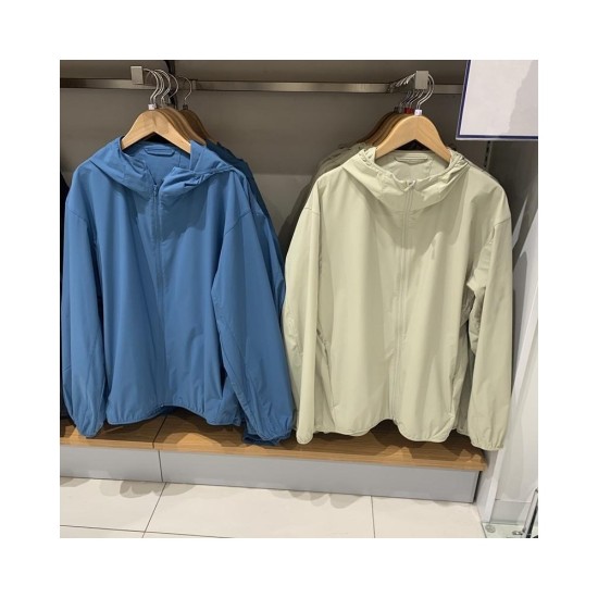 Lightweight UPF Sun Protection Hoodie Jacket for Men & Women, Portable Anti-UV Outdoor Wear