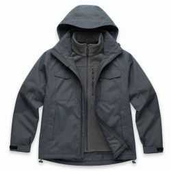 3-in-1 Detachable Hiking Jacket with Windproof & Water-Resistant Shell – Spring & Autumn Outdoor Gear