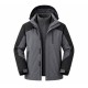 3-in-1 Mountain Shell Jacket for Women & Men | Waterproof Windproof Ski & Hiking Coat