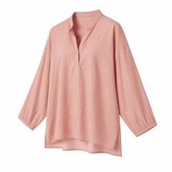 Women's Pink Loose-Fit Ice Silk Sun Shirt UPF Sun Protection Summer Cooling Blouse