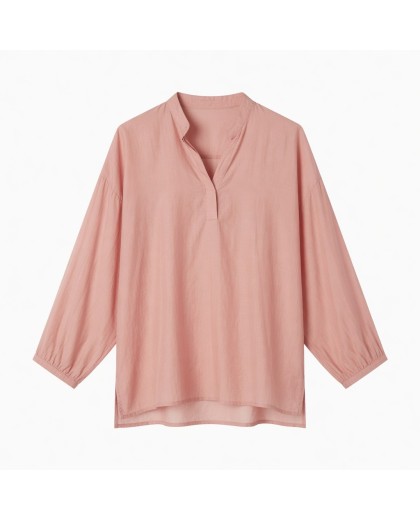 Women's Pink Loose-Fit Ice Silk Sun Shirt UPF Sun Protection Summer Cooling Blouse