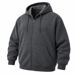 Plus Size Fleece Hooded Zip Up Sweatshirt for Big & Tall Men - Heavyweight Cozy Jacket Up to 350lbs